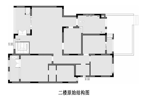 256㎡双层别墅，沉稳的冷色调，利落不失娴雅2